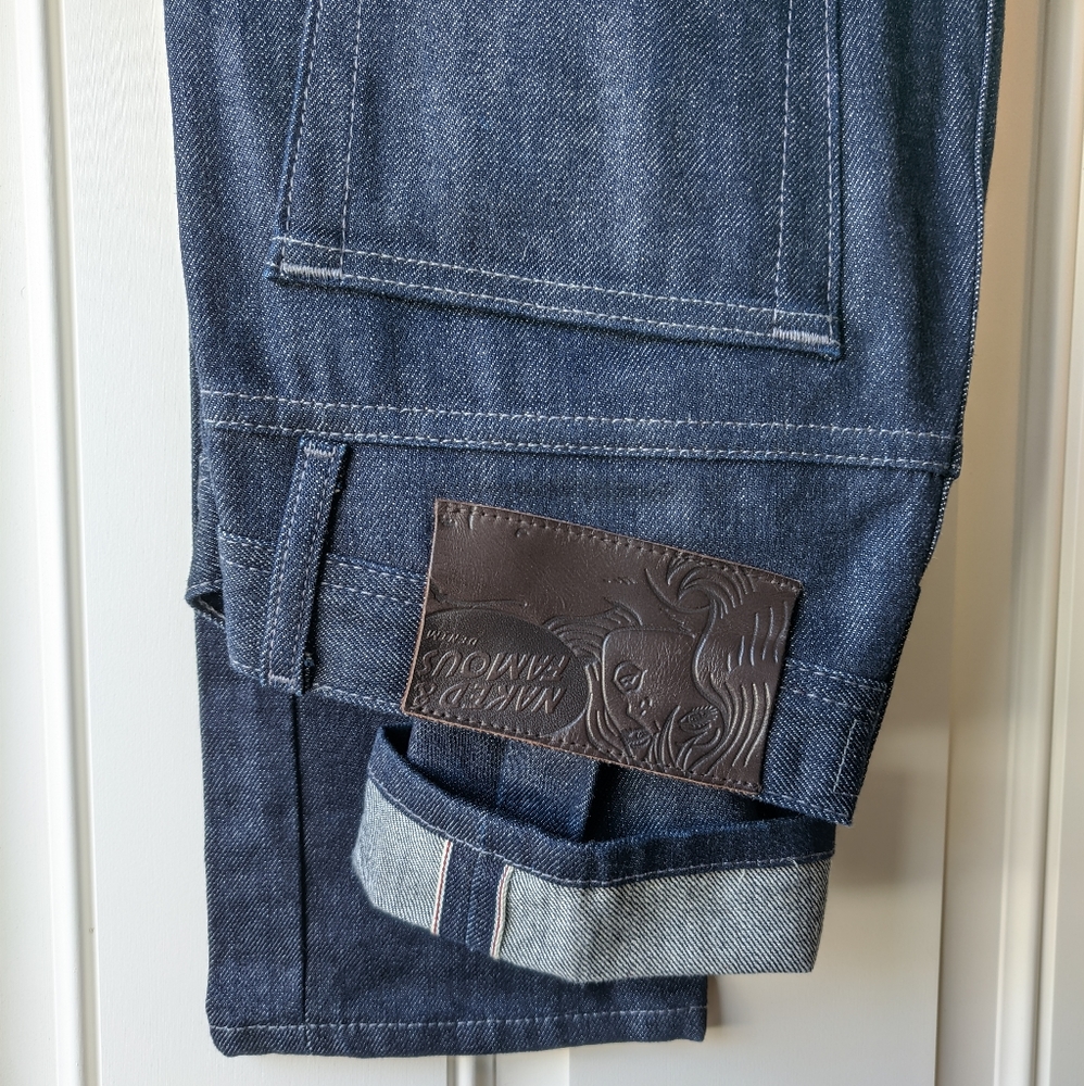 Naked & Famous indigo selvedge denim